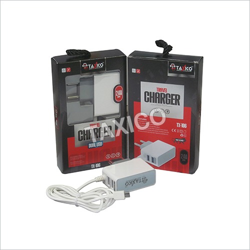 2.4 एम्प 2 यूएसबी चार्जर