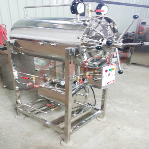 Horizontal Cylindrical Tripple Walled High Presssure Autoclave Chamber Size: 75 Liters 125 Liters 165 Liters 180 Liters 220 Liters