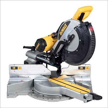 Mitre Saw - 1400 W Power Input, 5000 rpm No Load Speed | Aluminium Oxide, 216 mm Blade Diameter, Silver, Yellow & Black