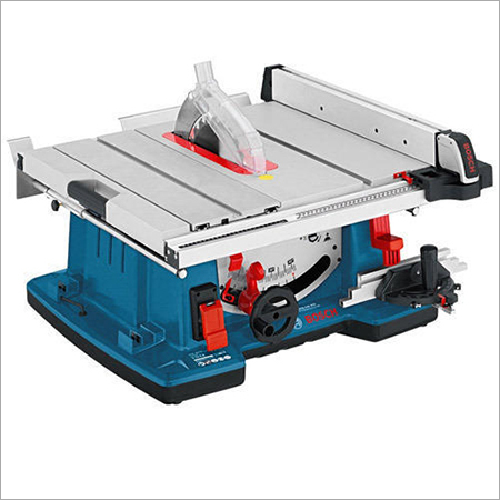 Table Saw - Aluminium Oxide Material, 6-7 Inch Blade Sizes, 1200W Power Consumption, 2000-5200 RPM No Load Speed, White & Blue Design