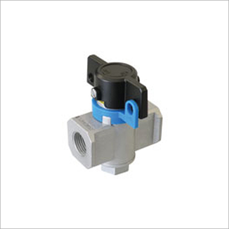 Shut Off Valve Lockable - Aluminium Oxide, 2-4 Inch Size , Black and Silver Design with Lightweight 50-80 Grams
