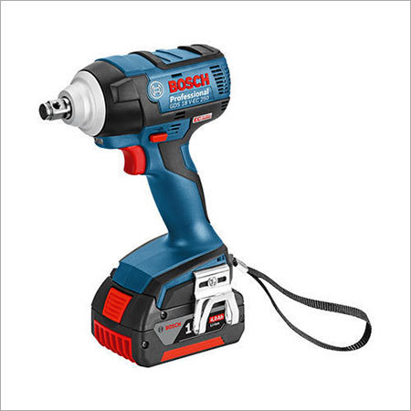 Gds 18 V-ec 250 Cordless Impact Wrench - Aluminium Oxide, 245 Mm Height, Blue & Black | 18 V Battery, 0-2,400 Rpm No Load Speed, 250 Nm Max Torque