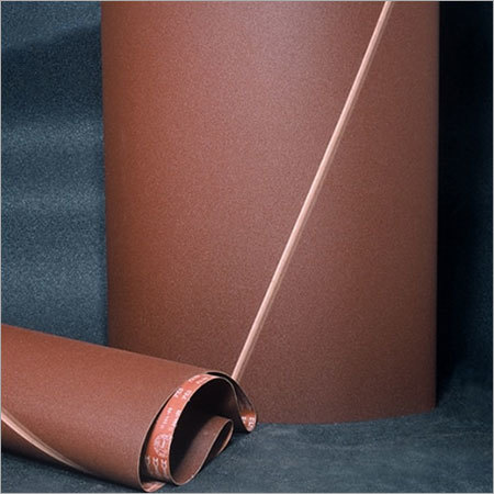 Abrasive Cloth Segmented Belt - 100% Polyester, 1380mm/1640mm Width, Brown Color, Aluminum Oxide Coating, Semi-open Coat, Resin Bonded