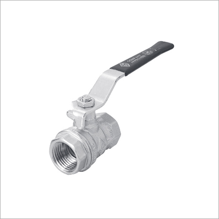 Shut Off Valve Hand Lever - Brass, NBR, PTFE, Steel, 4-6 Inch, Silver | Aluminium Oxide, 5-70 Grams, 10 Bar Pressure