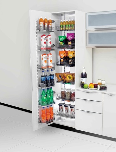 White Pantry Unit Decomica With Matt