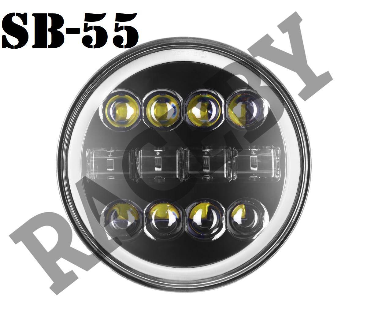 Head Light Projector - 80 Watt, Sharp Night Vision Led | Customized For Royal Enfield All Models, Durable Abs Material