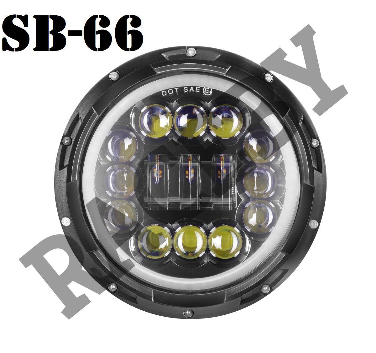 Head Light Projector - 80 Watt, Sharp Night Vision Led | Customized For Royal Enfield All Models, Durable Abs Material