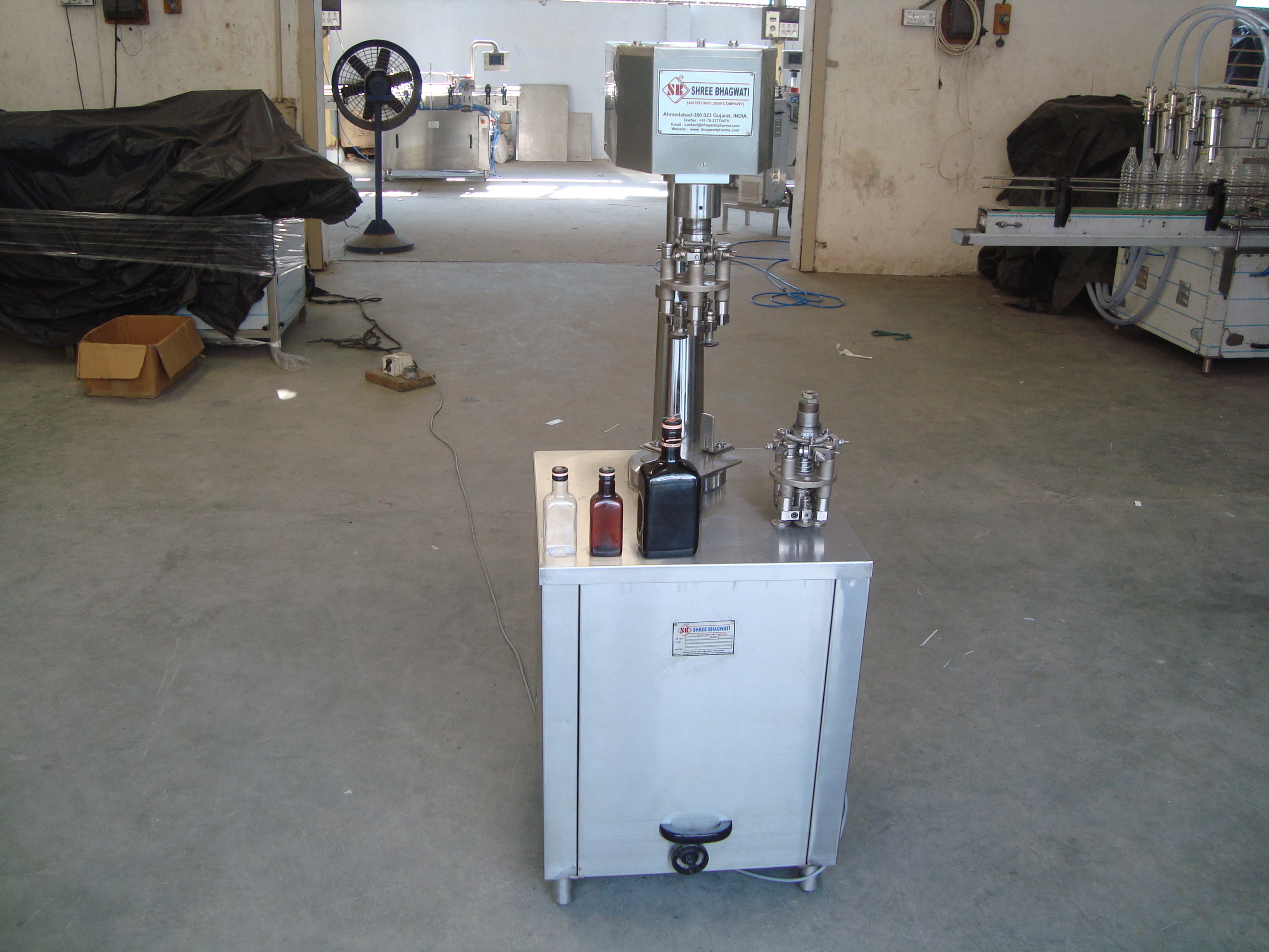 Semi Automatic Single Head Ropp Capping Machine - Stainless Steel, 1 Hp Electric Motor, 8-10 Bpm Output | Precision Sealing With Uniform Torque For Beverage, Food, Chemical Applications