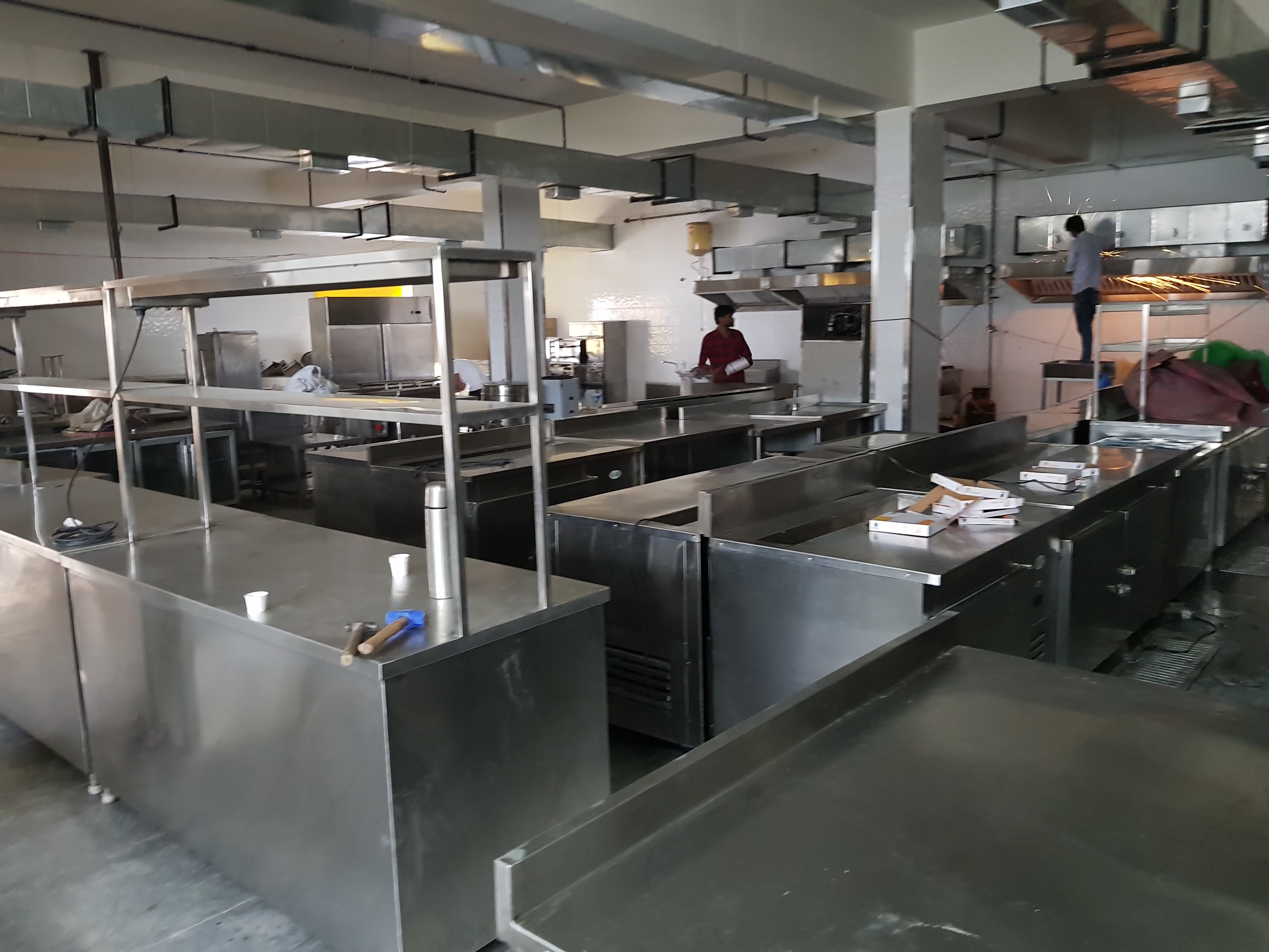 Chimney - Stainless Steel Material, Customizable Dimensions | High Fan Capacity, Low Noise Level, Grease Filter, Led Lighting, 1 Year Warranty