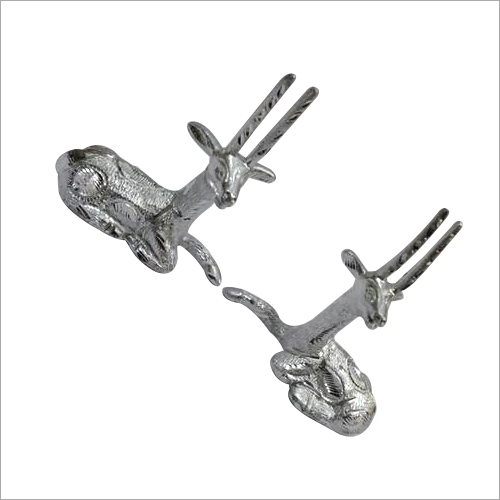 Silver Animal Statue - Polished Silver Finish | Nautical Style, Home Decoration & Gift, Themed Animal Design