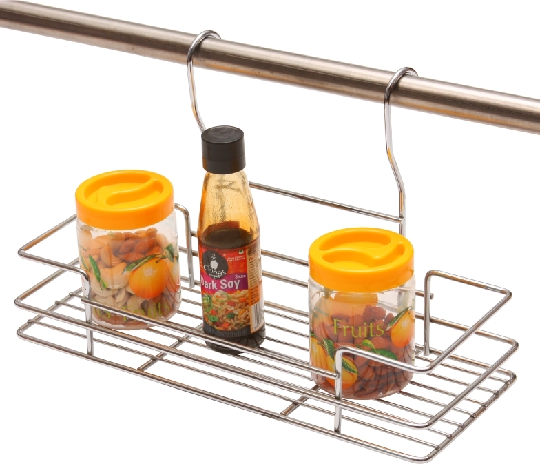 Hanging Accessories - Stainless Steel, Modern Design, Silver Color | Durable, Easy To Clean, Eco-friendly, Indian Style