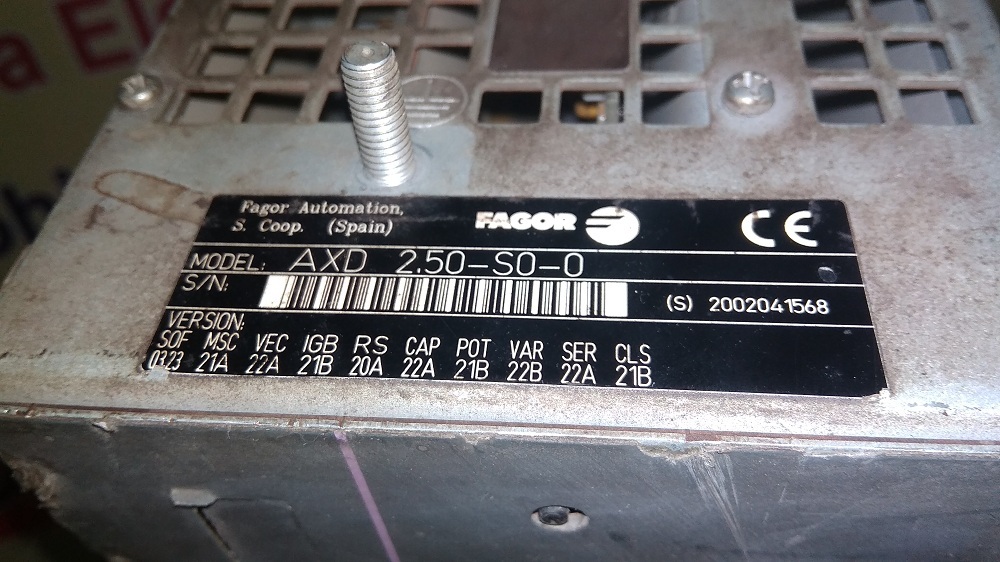 Fagor Servo Drive