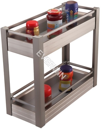 Pullout Basket, Two Shelf Pullout No Assembly Required