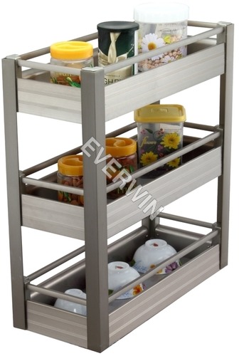 Pullout Basket, Three Shelf Pullout No Assembly Required