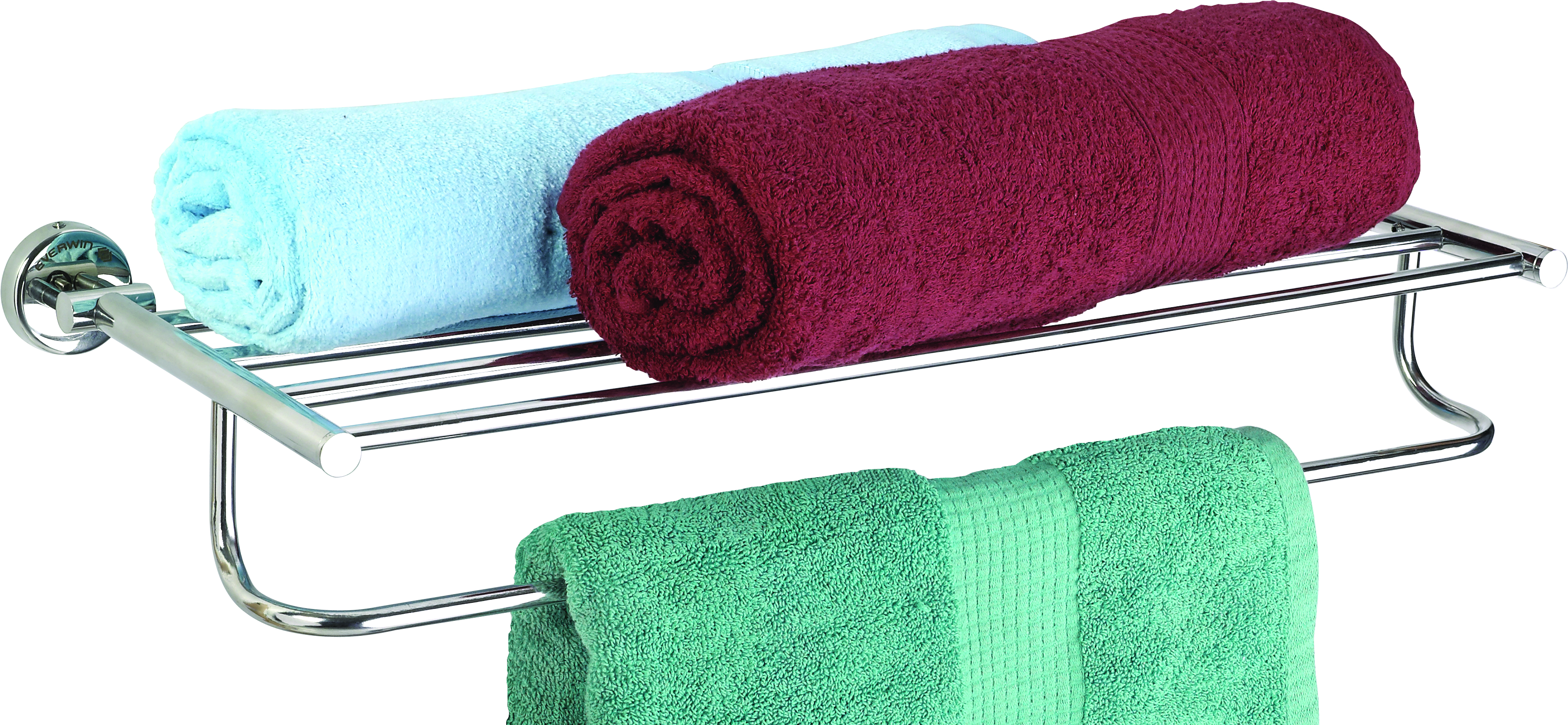 Towel Rack - Stainless Steel, Modern Silver Finish | Durable, Easy To Clean, Eco-friendly, Rust Proof, Washable