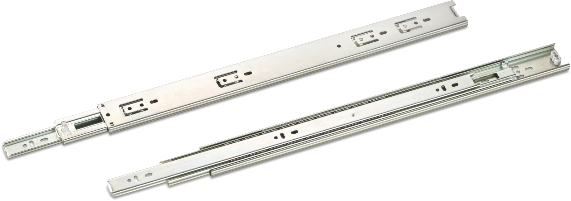 Telescopic Drawer Channel - Plastic, Black | Durable, Easy To Clean, Eco-friendly, Lightweight, Indian Style