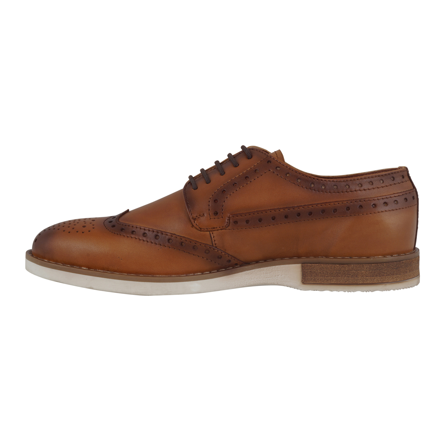 Formal Shoes - Leather Upper, Rubber Insole | Brown Color, Leather Lining, All-season Wear