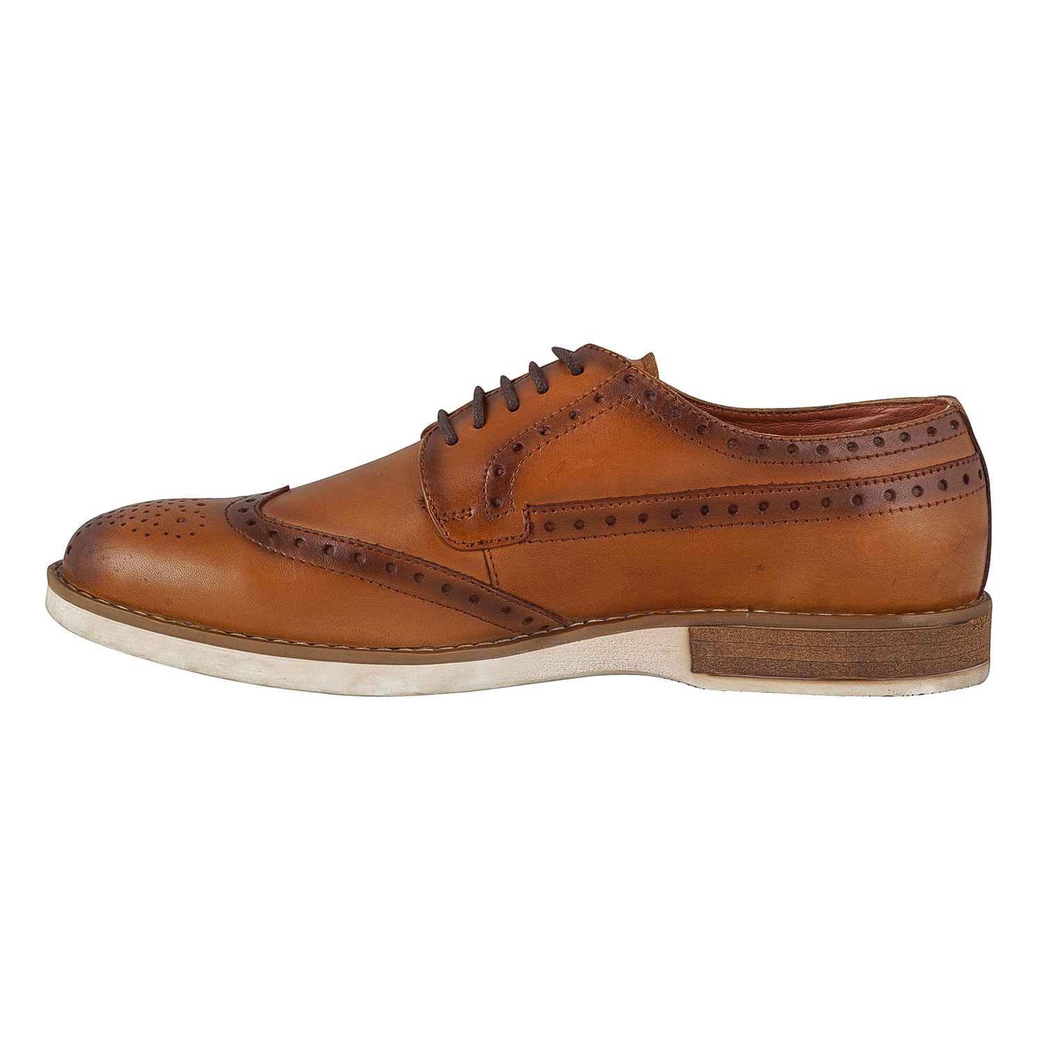 Formal Shoes - Leather Upper, Rubber Insole | Brown Color, Leather Lining, All-season Wear