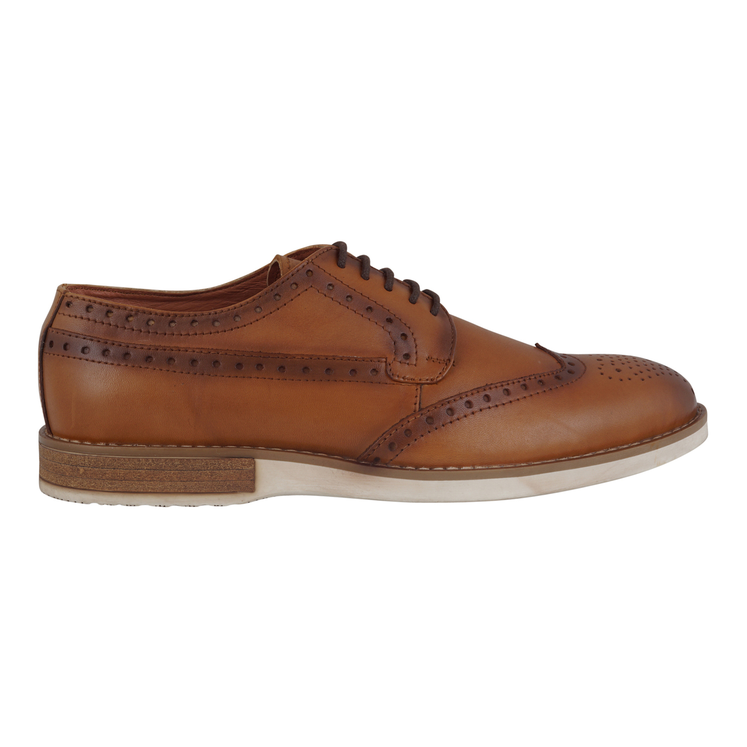 Formal Shoes - Leather Upper, Rubber Insole | Brown Color, Leather Lining, All-season Wear