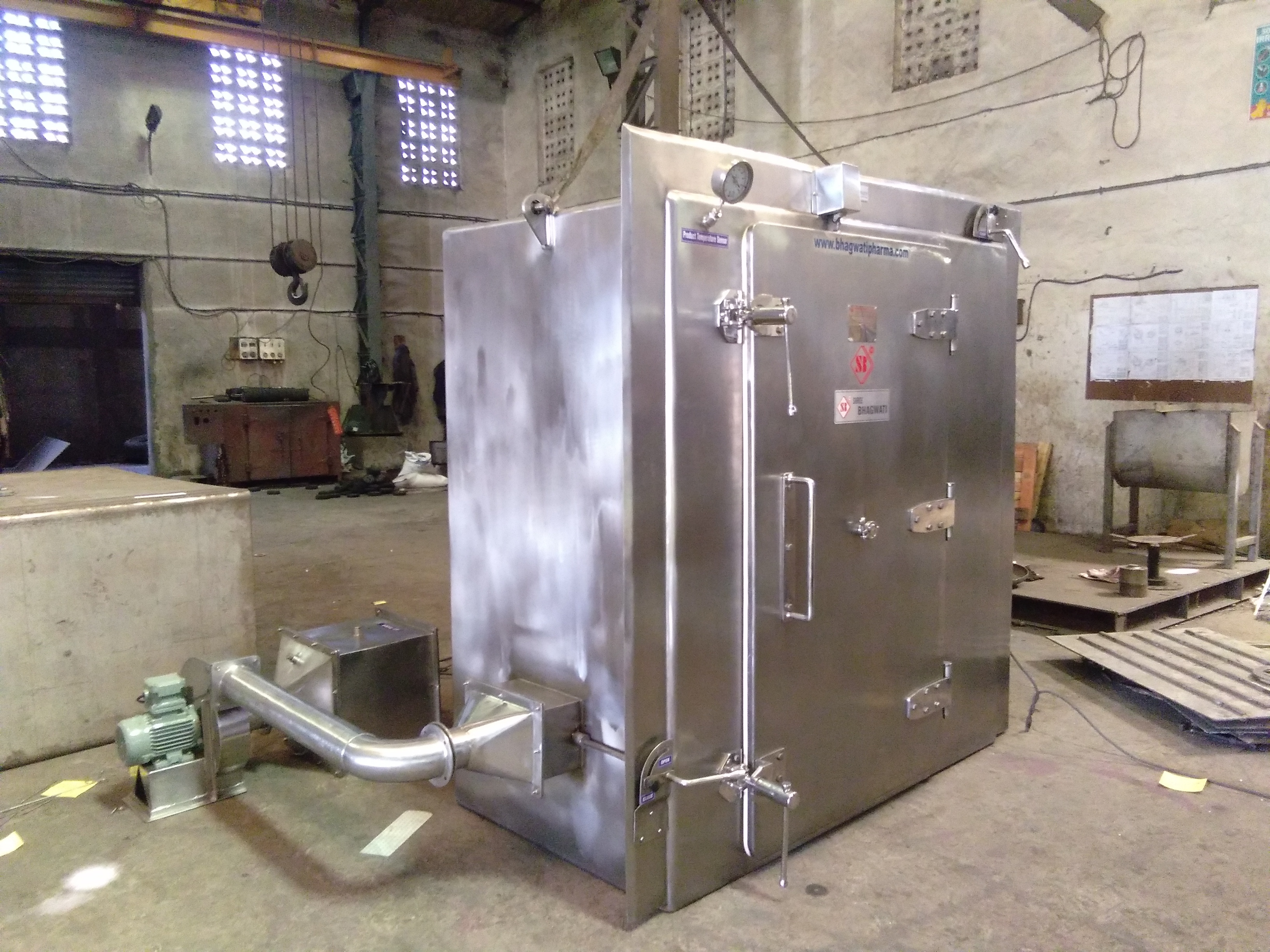 Tray Dryer - Stainless Steel, 6-240 Tray Capacity, Plc Control | Automatic Operation, Touch Screen, High Efficiency, Low Noise, Eco-friendly Design