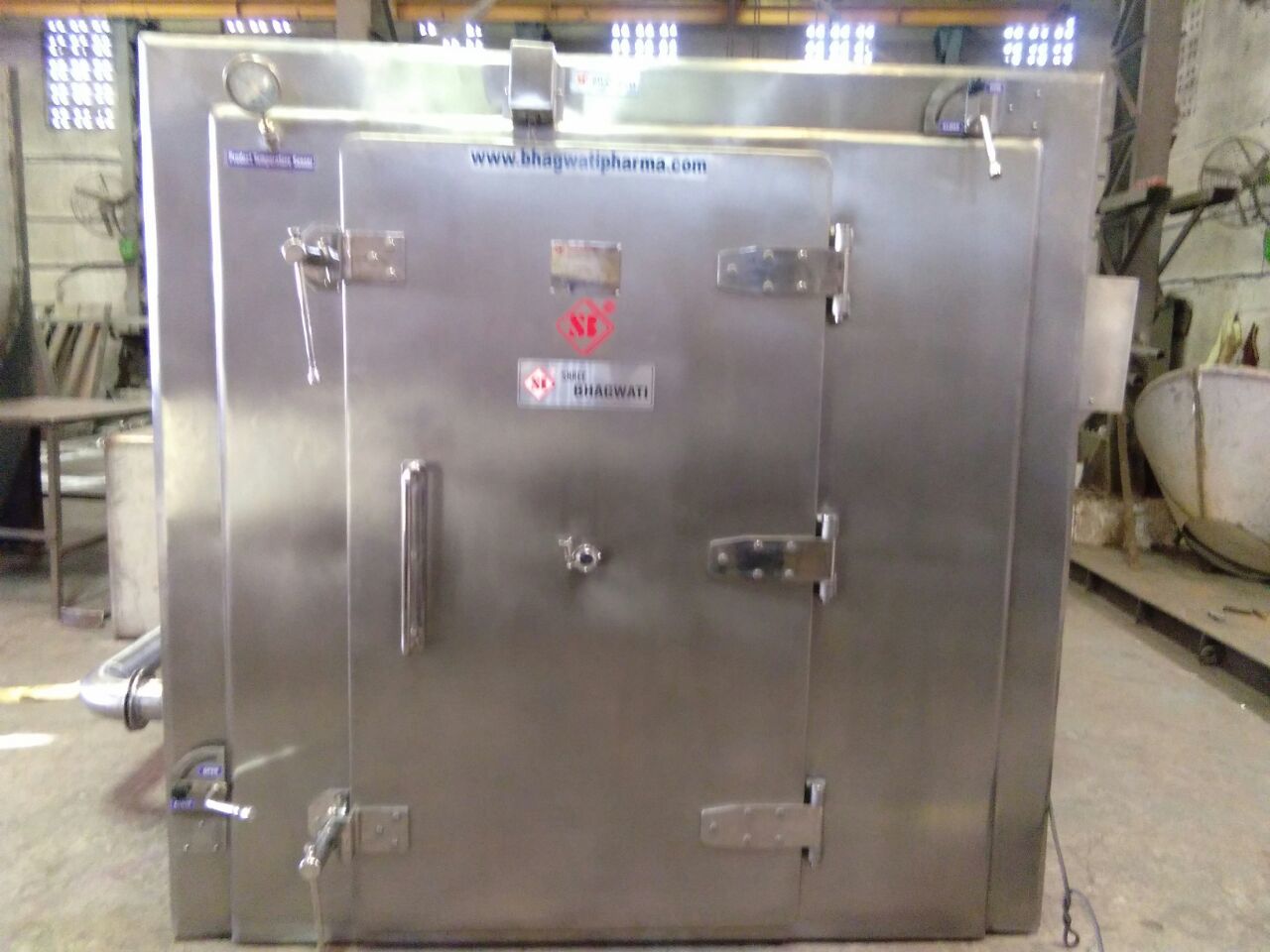Tray Dryer - Stainless Steel, 6-240 Tray Capacity, Plc Control | Automatic Operation, Touch Screen, High Efficiency, Low Noise, Eco-friendly Design