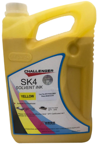 Challenger Sk4 Solvent Ink - Yellow Application: Digital Printing