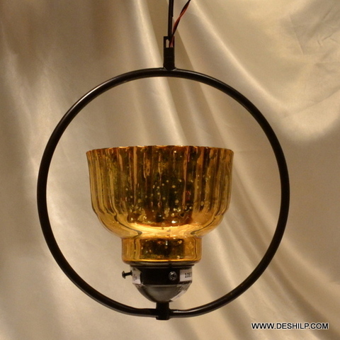 Golden Silver Finish New Design Glass Wall Hanging