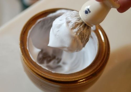 White Shaving Cream