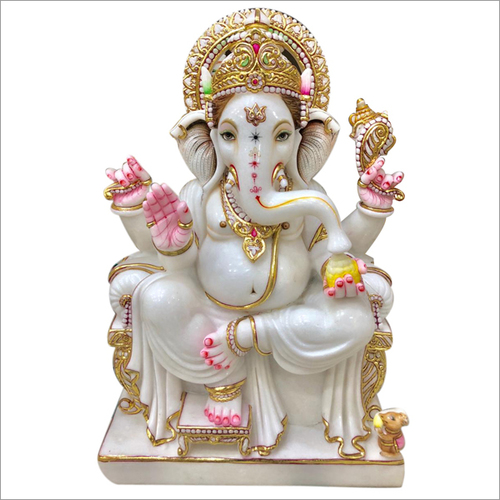 भगवान गणेश संगमरमर की प्रतिमा