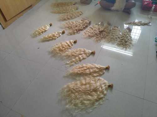 White Blonde Hair I Tip Extension