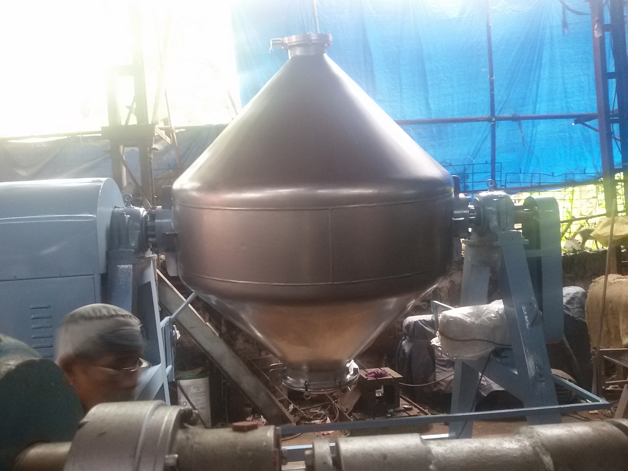 Semi-automatic Industrial Double Cone Blender