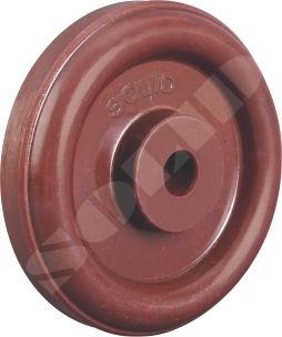 Uhmw Pe Wheels - 4-10 Inch, Maroon Color | Lightweight For Pallet Truck And Trolley, 300-1000 Grams