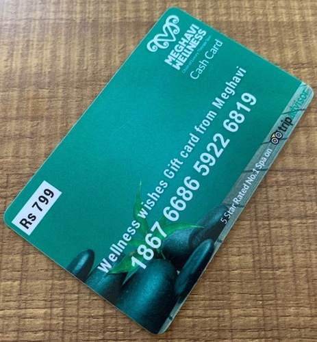 पीवीसी कैश कार्ड