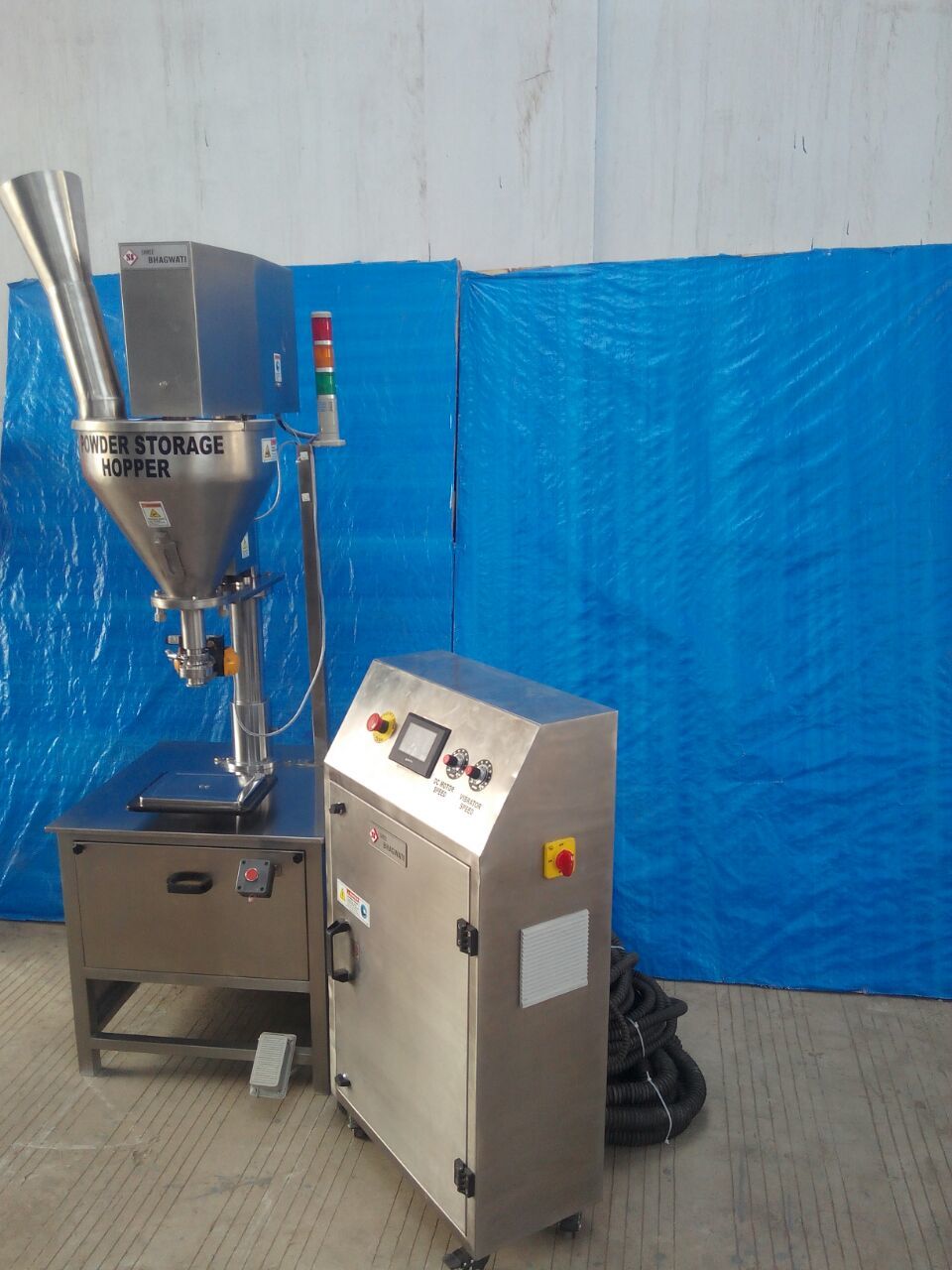 Semi-automatic Semi Automatic Single Head Auger Type Powder Filling Machine