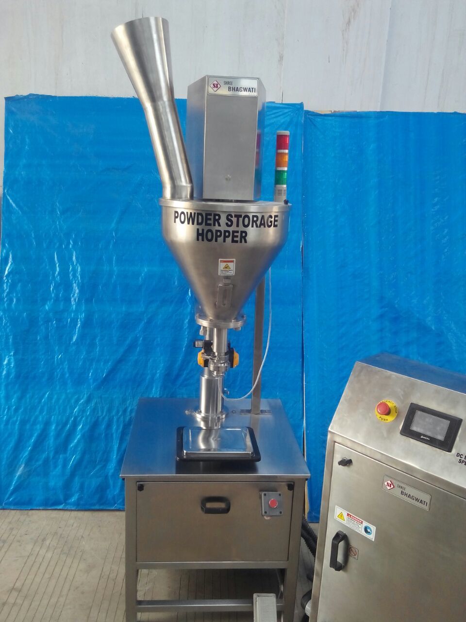 Semi-automatic Semi Automatic Single Head Auger Type Powder Filling Machine