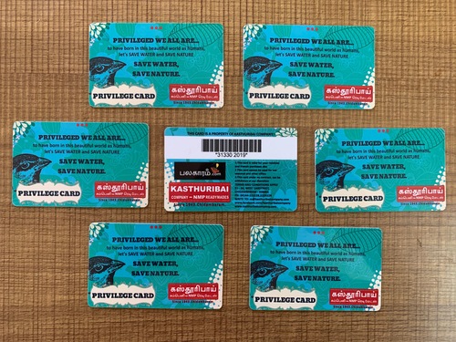 Plastic Loyalty Cards - PVC / Flexible .80mm Thick , Glossy & Matt Finish with Smooth Surface, Barcode Type, ATM Card Size, Unique Design