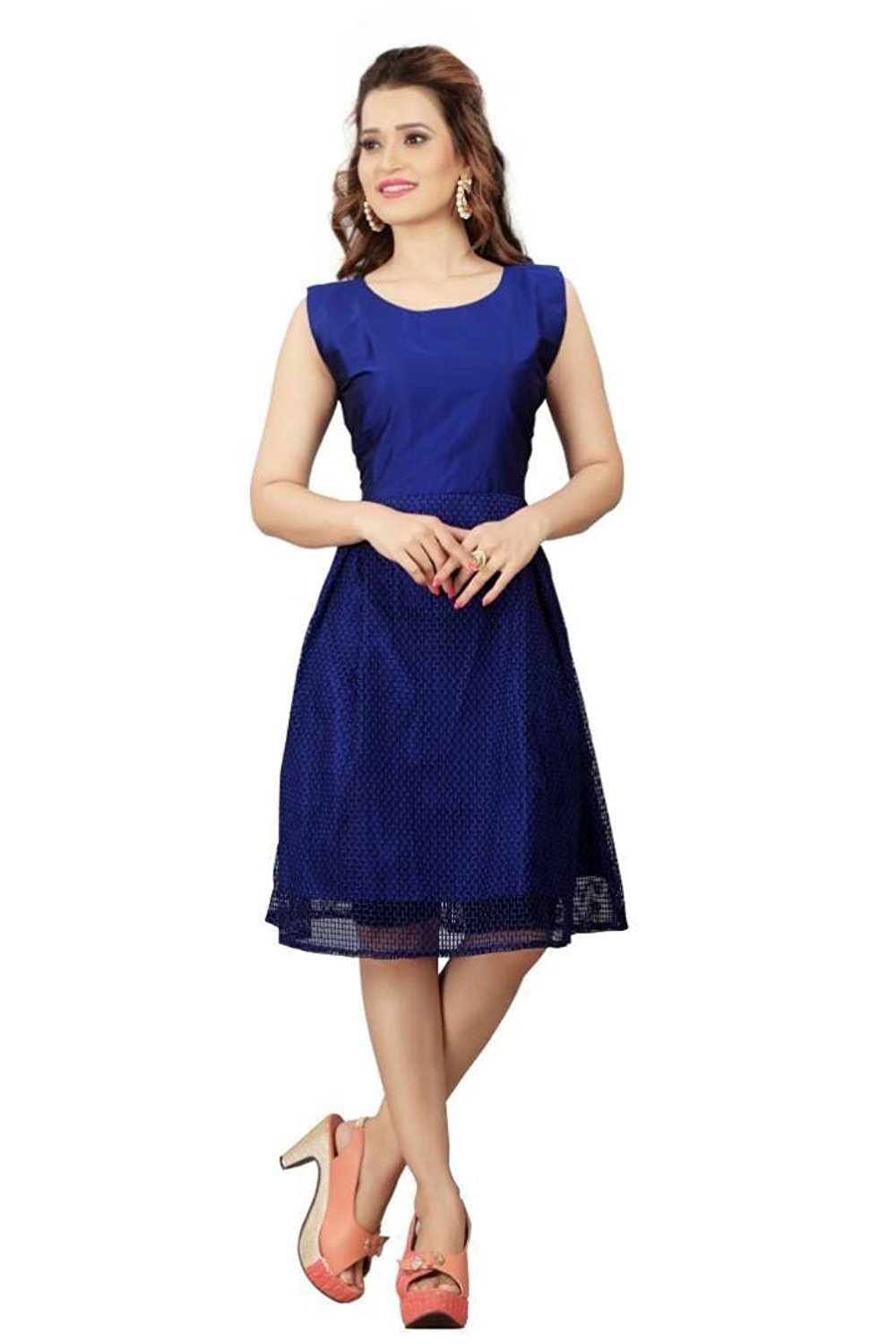Designer Silk And Net Kurti Bust Size: 36 To 44 Up Inch (In)