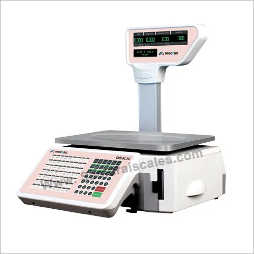 Inbuilt Label Printing Barcode Weighing machine