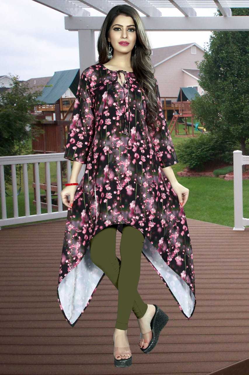 Designer Heavy Reyon Kurti Bust Size: 36 To 44 Up Inch (In)