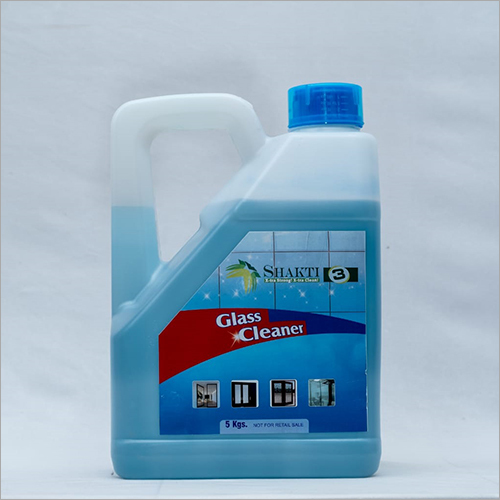 Commercial Glass Cleaner - Clear Blue Liquid, Ph 10.812, 0.996 G/ml | Streak-free Shine, Removes Dirt, Grease, Stains On Various Surfaces