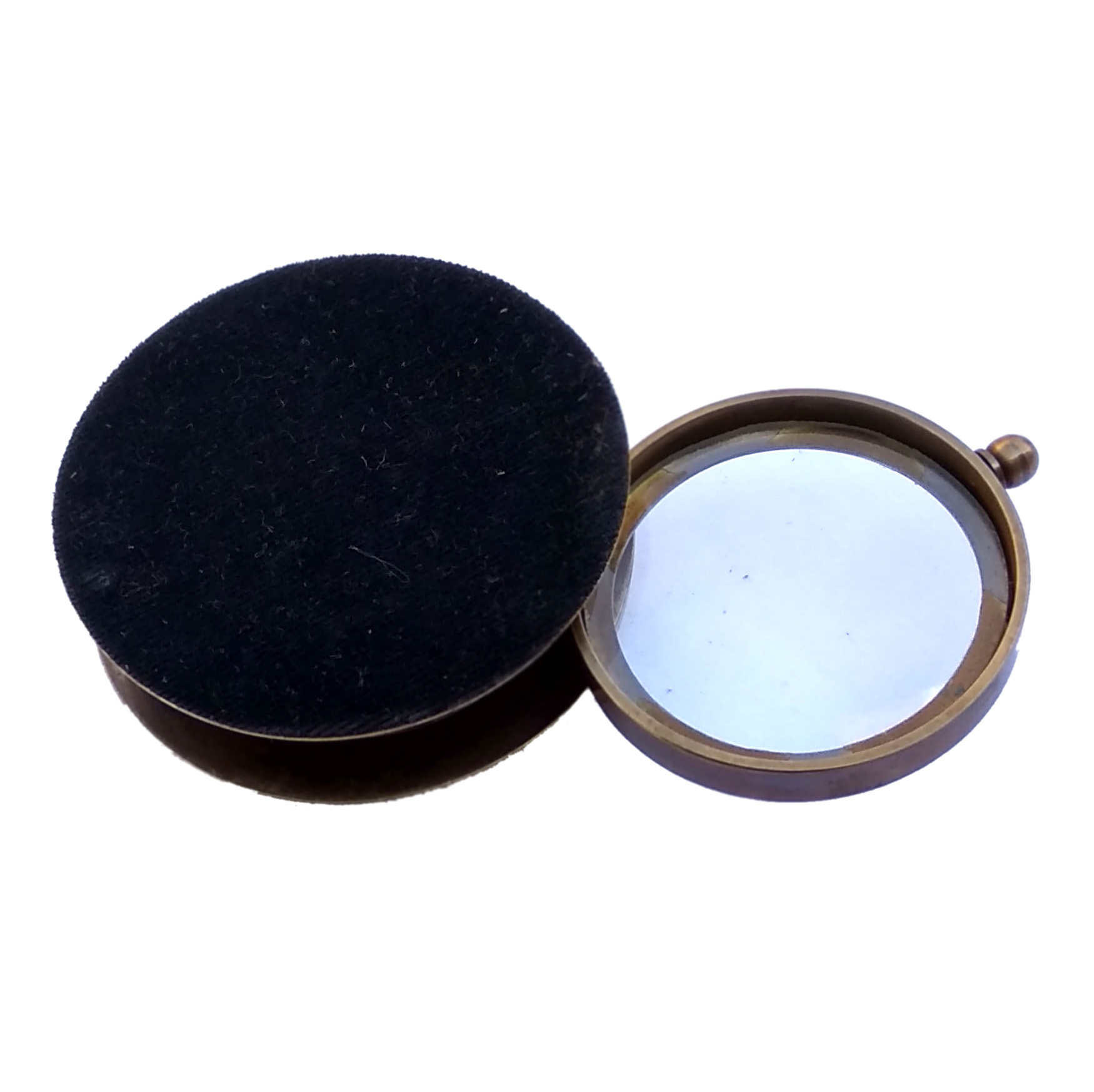 Brass Magnifying Compass
