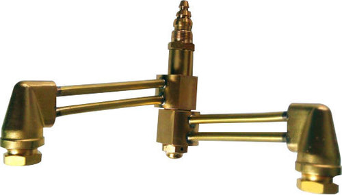 Flat Double Head Cutting Torch - Tungsten Carbide Material, Golden Color | Precision Cutting, Ergonomic Design, Adjustable Settings, Versatile Applications