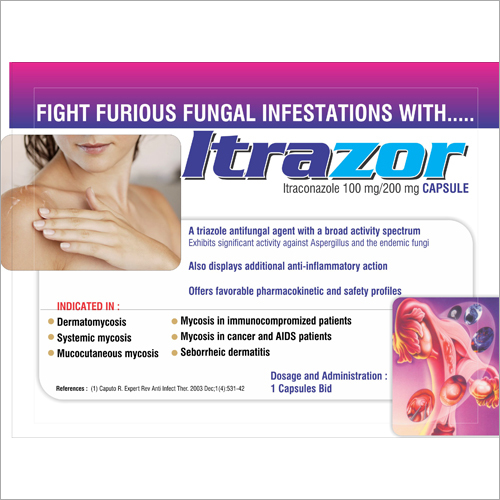 Itraconazole 100-200 mg Capsule