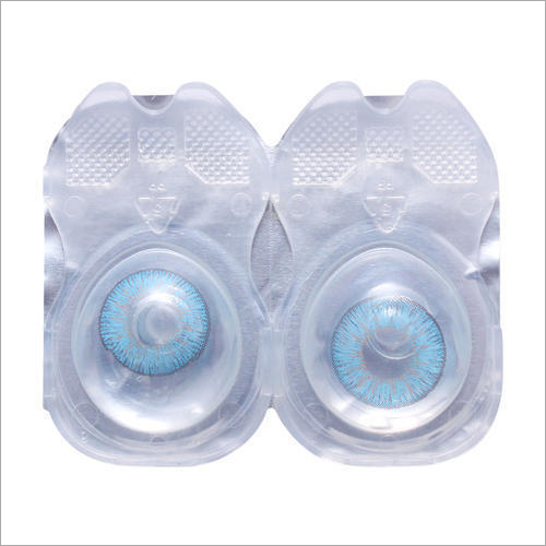 दैनिक रंग संपर्क लेंस आसमानी नीला