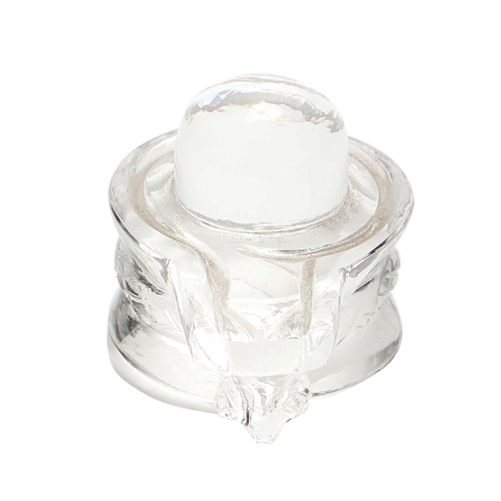 Crystal Jaldhari Shivling In Clear Quartz Brings Realization And Progress