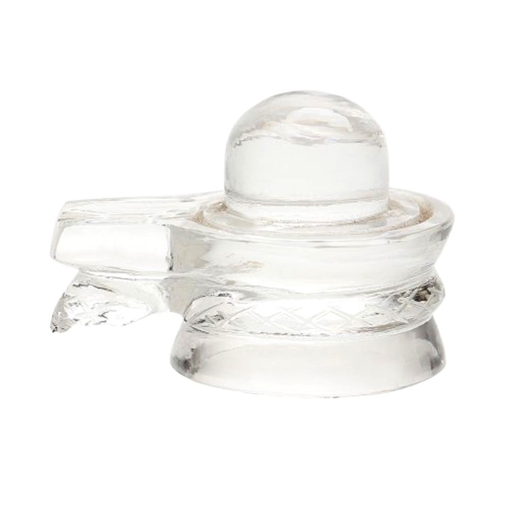Crystal Jaldhari Shivling In Clear Quartz Brings Realization And Progress
