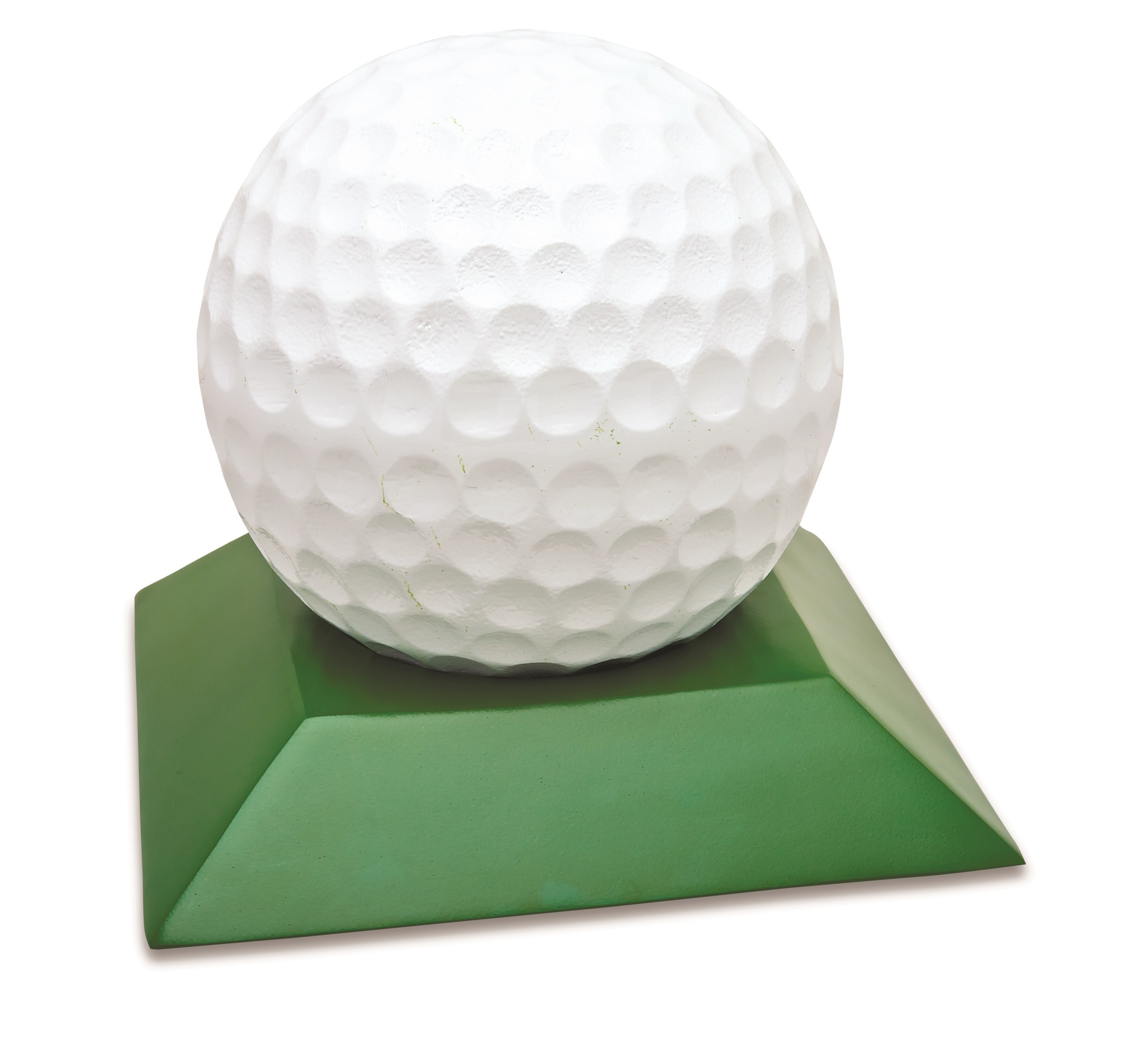 White & Green Golf Ball Urn
