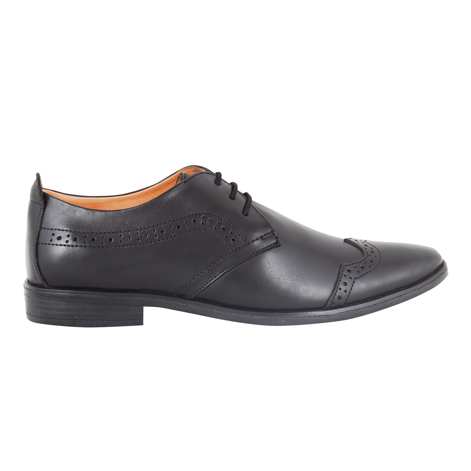 Formal Shoes - Leather Upper, Brown Color | Rubber Sole, Leather Lining, Comfortable Fit