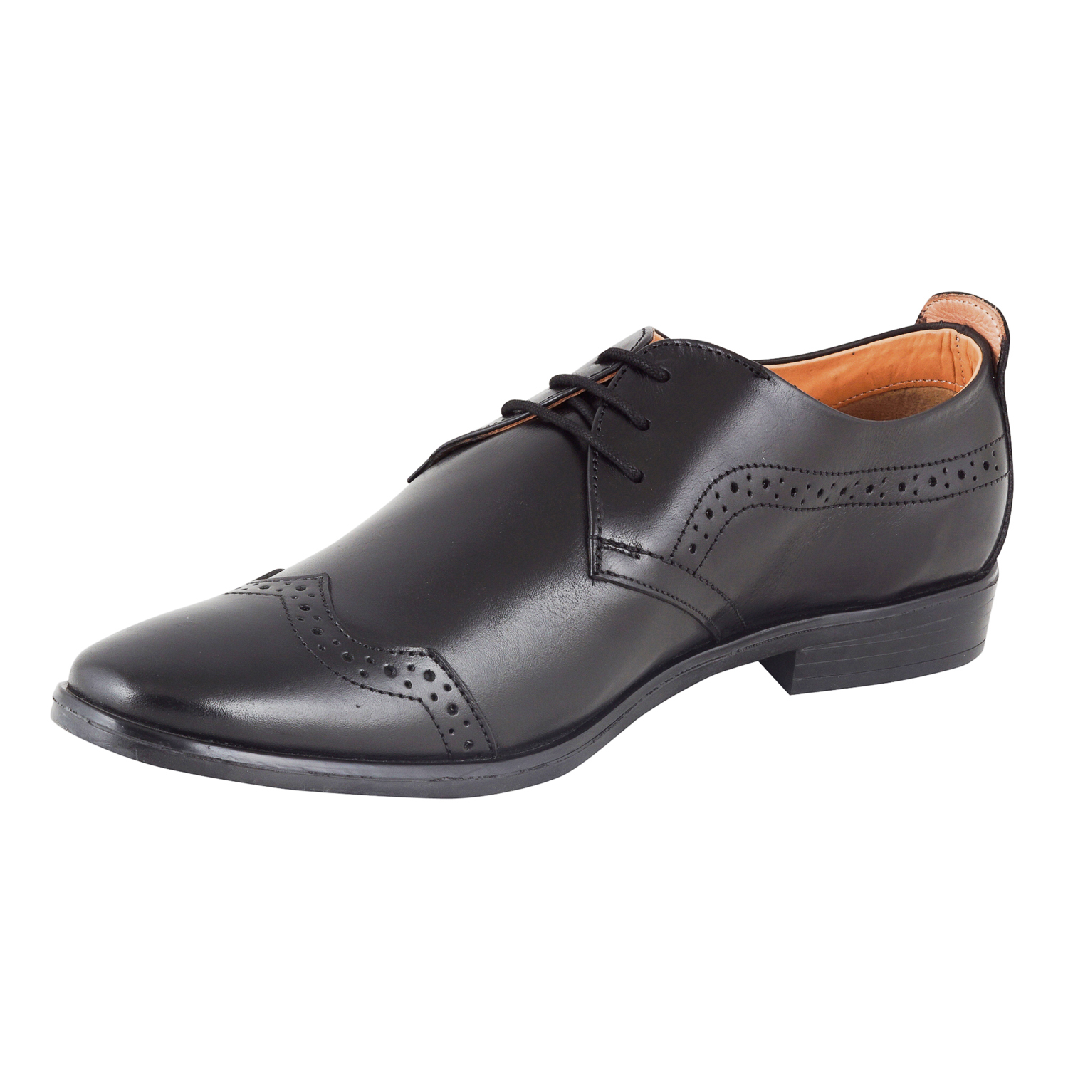 Formal Shoes - Leather Upper, Brown Color | Rubber Sole, Leather Lining, Comfortable Fit