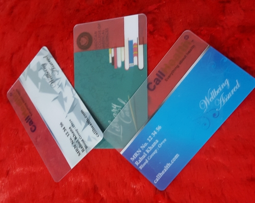 पीवीसी पारदर्शी कार्ड